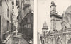 PARIS. Vieille rue Marché Pains; Ancien Beffroi L'église St- jean 1900 print