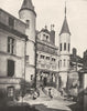 AUBE. Troyes. Hôtel de Vauluisant 1900 old antique vintage print picture