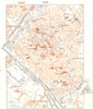 MARNE. Reims 1900 old antique vintage map plan chart