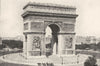 PARIS. Paris. Arc de Triomphe de L'étoile 1900 old antique print picture
