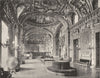 PARIS. Palais du Luxembourg. Ancienne Salle du Trône 1900 old antique print