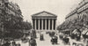 PARIS. La Rue Royale et la Madeleine 1900 old antique vintage print picture