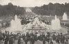 YVELINES. Parc de Versailles. Les Grandes Eaux 1900 old antique print picture