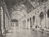 YVELINES. Galerie des glaces du Chateau de Versailles 1900 old antique print