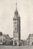 EURE. Beffroi D'évreux 1900 old antique vintage print picture