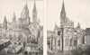 CALVADOS. Caen. Abside de L'abbatiale St- Étienne; . L'église- pierre 1900