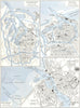 PAS- DE- CALAIS. Calais- Boulogne- Dunkerque 1900 old antique map plan chart