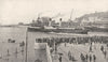 PAS- DE- CALAIS. Boulogne- sur- mer. Départ du Bateau de Folkestone 1900 print
