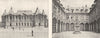 NORD. Lille. Palais des Beaux- arts; Lille. Cour de la Bourse 1900 old print