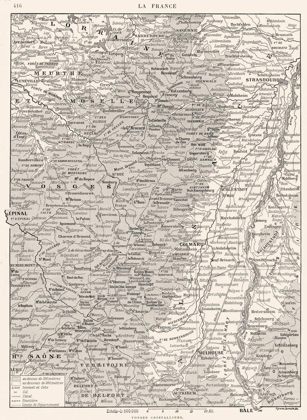 LORRAINE. Lorraine 1900 old antique vintage map plan chart