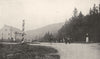 FRANCE. La Frontière au col du Bonhomme 1900 old antique vintage print picture