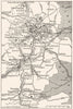 TERRITOIRE DE BELFORT. Camp Retranché de Belfort 1900 old antique map chart