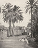 ALGERIA. Biskra. Marabout de Sidi- Lhassen 1900 old antique print picture