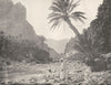 ALGERIA. Algérie. Gorges D'El- Kantara (côté sud)  1900 old antique print