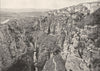ALGERIA. Constantine. Quartier des Tanneurs et Ravin du Rummel 1900 old print