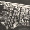 BRAZIL. Rio de Janeiro. La Sortie du Tunnel de Copacabana 1951 old print