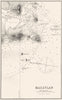 MEXICO. Sea chart of Mazatlan 1881 old antique vintage map plan