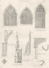 CATHEDRALS.Lincoln;York;Mary Magdalen Taunton;Litchfield;Henry 7th Chapel 1880