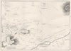 GREECE. Map of the Antiquities of Athens 1880 old antique plan chart