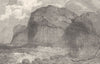 GEOLOGY. Columnar Basalt 1880 old antique vintage print picture