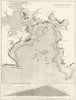 DEVON. Breakwater (Plymouth Sound)  1880 old antique vintage map plan chart