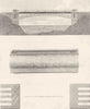 BRIDGES. Bridge (1)  1880 old antique vintage print picture