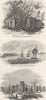 SRI LANKA.palace Pollanarrua;Paumbam Passage,Adam's bridge;ruins,Brazen 1880