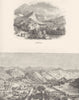 SRI LANKA. Sri Lanka; Badulla; Kandy, from the western Redoubt 1880 old print