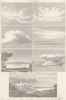 CLOUDS. Cirrus; Cumulus; Stratus; Cirro; Cumulo; Nimbus 1880 old antique print