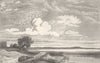 LANDSCAPES. Clouds (3)  1880 old antique vintage print picture