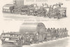 COTTON MACHINERY.Warping,Winding;Loom linens;Harrison's Slasher-Sizeing 1880