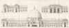 EXHIBITIONS. London International Exhibition of 1862; Front; End Elevation 1880
