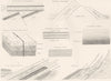 GEOLOGY.Structure mtn;Strata Joints;Beds;Gradation;Slate Cumbria;Scotland 1880