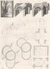 ARCHITECTURE. Groins (1)  1880 old antique vintage print picture