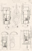 HOROLOGY. Common clock; Ancient de Wick; Striking part;  1880 old print