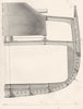 SHIP. Midship Iron cased ship 1385 Tons; 2 Capt coles shields 1880 old print
