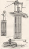 ENGINEERING. Irrigation; 1&2. . Warner sons Chain pump; Horse Gear work 1880