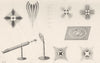 SCIENCE. Polarization of light (2)  1880 old antique vintage print picture