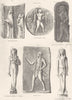 SCULPTURE OLD. Persepolitan; Posidonian Coin; Etruscan (Maffei) ; Egyptian 1880