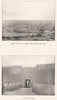 NIGERIA. View of Kano from the Dallah hill; A Kano gate 1904 old antique print
