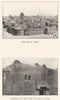 NIGERIA. View inside Zaria; Exterior of the Emir of Kano's Harim 1904 print