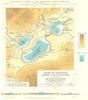 SCOTTISH LOCHS. Lochs of Craiglush, Lowes & Butterstone. RGS 1904 old map