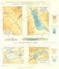 SCOTTISH LOCHS. Lochan Uaine; Pond of Drummond; Loch Monzievaird Turret 1904 map