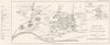 TIBET. Plan of Lhasa; Inset Environs of Lhasa. Lt Colonel Waddell. RGS 1904 map