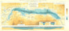 SCOTTISH LOCHS. Loch Assynt and Loch Leitir Easaich. RGS 1904 old antique map