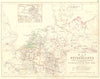 NETHERLANDS & Belgium. Military campaigns of 1792- 1795. France 1848 old map