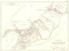 BATTLE OF ALEXANDRIA. 21st March 1801. Egypt. Napoleonic Wars 1848 old map