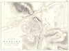 SIEGE OF BADAJOZ. Wellington 17 March-6 April 1812.  Napoleonic Wars 1848 map