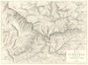 PYRENEES. Map Illustrating the 1813 campaign. Napoleonic Wars. Pamplona 1848