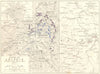 BATTLE OF  LEIPZIG. 16-19th October 1813 Sheet 2. Saxony. Germany 1848 old map